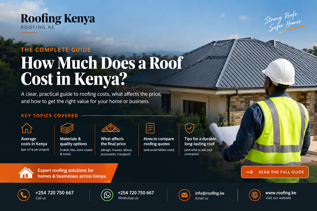 Roofing Costs Kenya Complete Guide